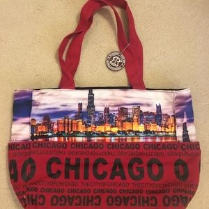 Robin Ruth Chicago Tote Bag with Zippered Closure